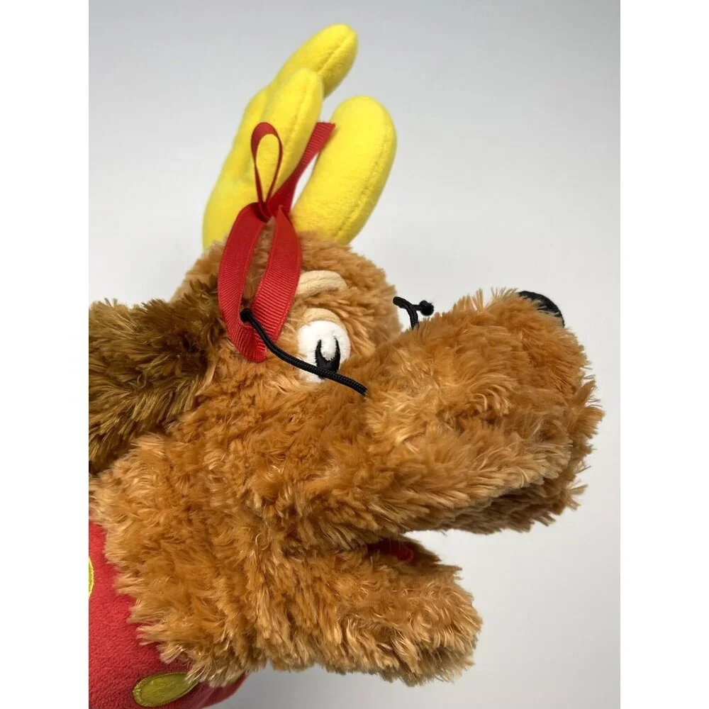 VTG 2001 Manhattan Toy Dr. Seuss Grinch That Stole Christmas Dog MAX Hand Puppet